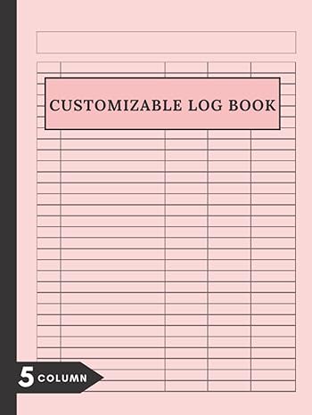 customizable log book 5 column 1st edition noah az publishing b0bn718gq8