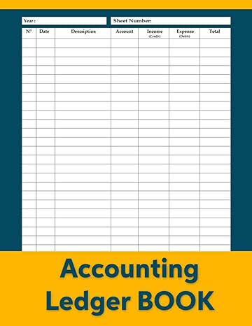 accounting ledger book 1st edition rady publishing b0cm1lpr2p