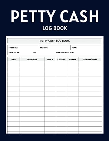 petty cash log book 1st edition timeless simple press b0c9slcv49