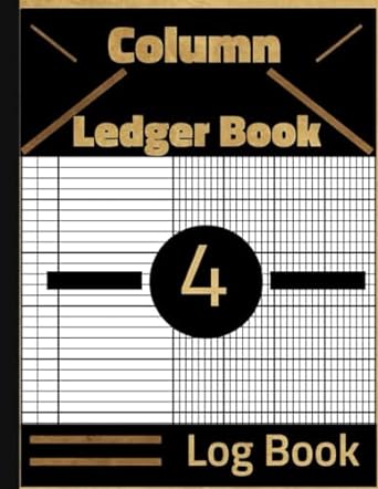 column ledger book 4 log book 1st edition column ledger b0c6c7b62w