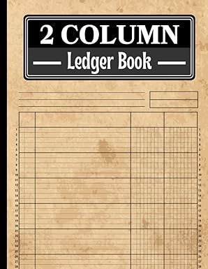 2 column ledger book 1st edition inkhorse publishing b0bzfg3dbv