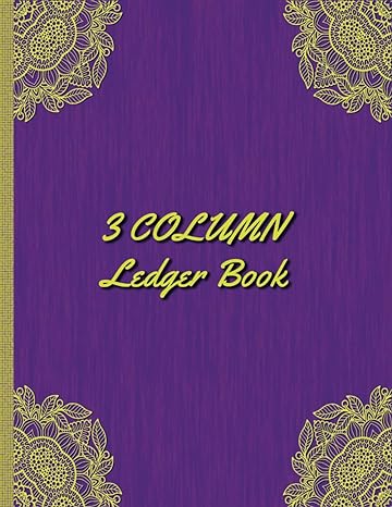 3 column ledger book 1st edition merry lines b0cmhz66vv