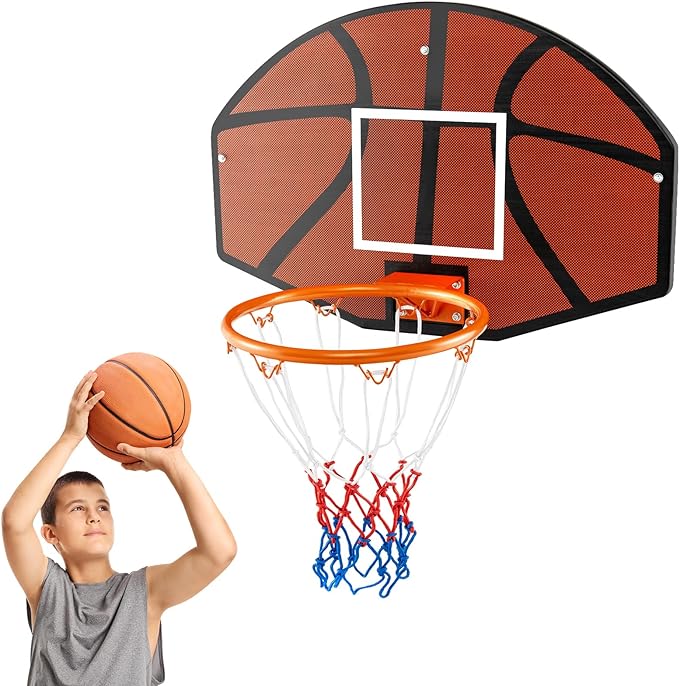 goplus wall mount basketball hoop 26 x 17 5 indoor outdoor basketball games  ?goplus b0cg24qpb2