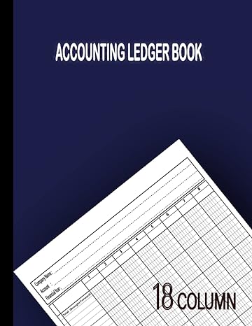 accounting ledger book 18 column 1st edition anni ledger press b0byrg7dv8