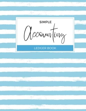 simple accounting ledger book 1st edition breezy colors design b0c6w46v56