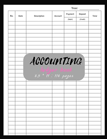 accounting ledger book 1st edition w.jenny w.june b0bmjh7m42
