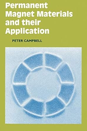 permanent magnet materials and their application 1st edition peter campbell 0521566886, 978-0521566889