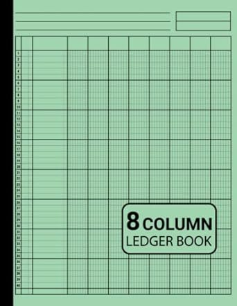 8 column ledger book 1st edition pamebe press publisher b0c1jb1sql