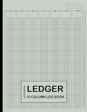 accounting ledger 10 column log book 1st edition carrolshiner mogroves b0chl5pn5f