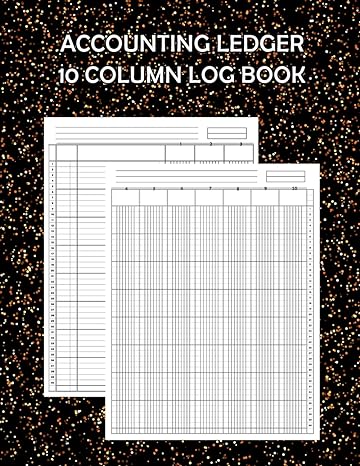 accounting ledger 10 column log book 1st edition carrolshiner mogroves b0cjxbmp1k
