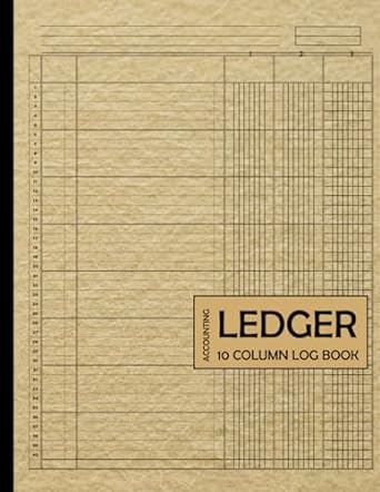accounting ledger 10 column log book 1st edition carrolshiner mogroves b0cjxgl65p
