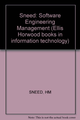 sneed software engineering management  sneed, harry m. 0745804551, 9780745804552
