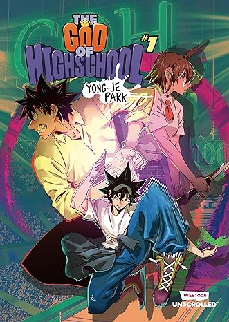 the god of high school volume one a webtoon unscrolled graphic novel  yongje park 1990778747, 978-1990778742