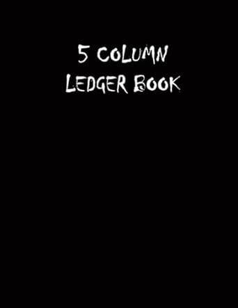 5 column ledger book 1st edition oulba b0cks19wy2