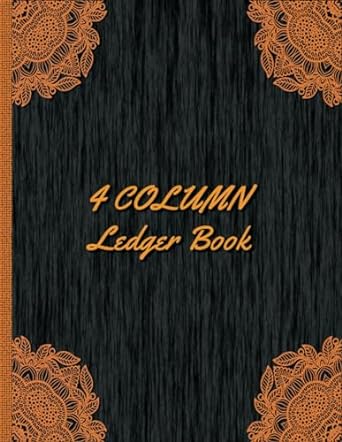 4 column ledger book 1st edition merry lines b0cmhs7rmm