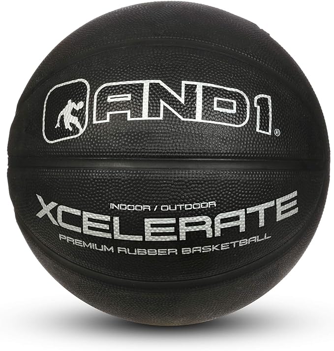 and1 xcelerate rubber basketball game ready official regulation size 7  ‎and1 b01iiqo5e4