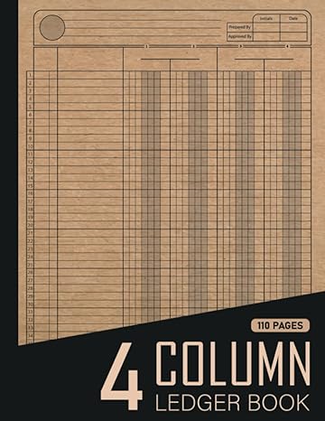 4 column ledger book 1st edition aydin elkins b0bhc7d2j2