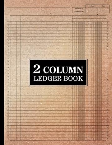 2 column ledger book 1st edition haru press b0bw2gw27v