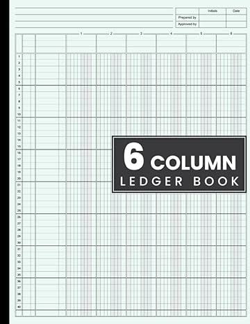 6 column ledger book 1st edition nad column ledgers b0bxn9f6f1