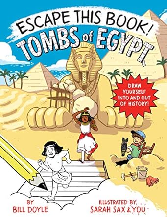 escape this book tombs of egypt  bill doyle, sarah sax 0525644237, 978-0525644231