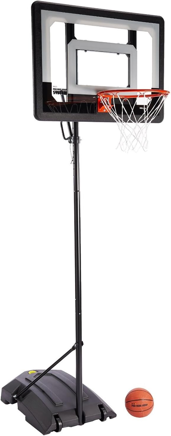 sklz pro mini hoop basketball system with adjustable height pole and 7 inch ball  ?sklz b002maf47a