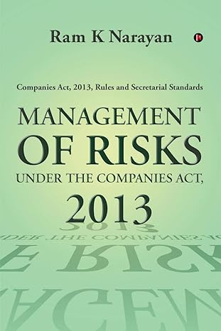 management of risks under the companies act 2013 companies act 2013 rules and secretarial standards 1st