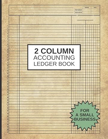 2 column accounting ledger book for a small business 1st edition my spreadsheet corner b0blgbznq1