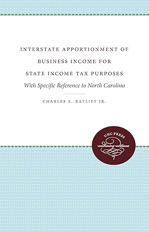 interstate apportionment of business income for state income tax purposes with specific reference to north