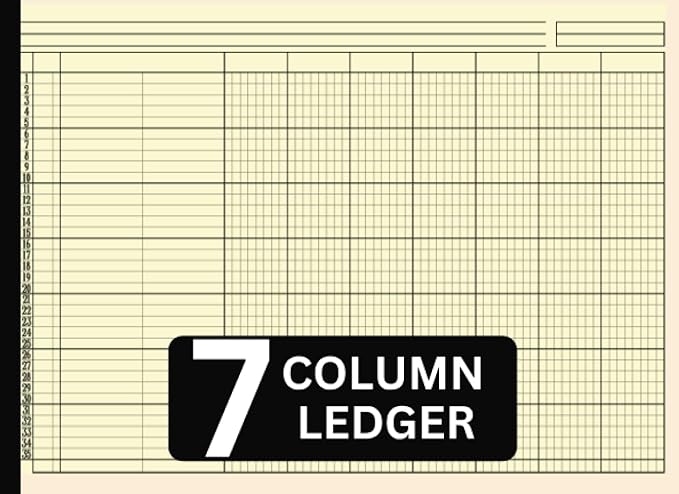 7 column ledger 1st edition basic comtemporary press b0bw358wld