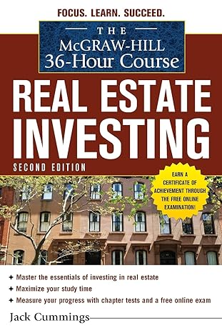 the mcgraw hill 36 hour course real estate investing 2nd edition jack cummings 0071740821, 978-0071740821