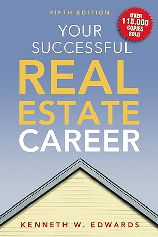 your successful real estate career 5th edition kenneth edwards 0814473199, 978-0814473191
