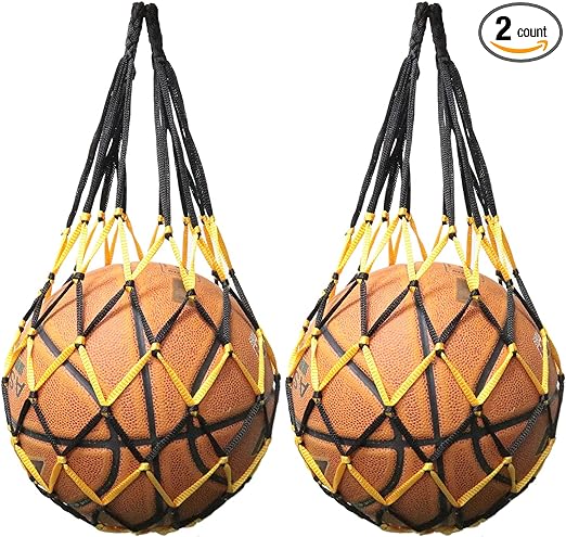 sjzbin single ball mesh 2pcs basketball net bag  ‎sjzbin b09d73ljch