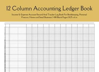 12 column accounting ledger book 1st edition all business b0bk9ymr8m
