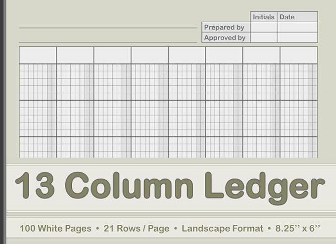 13 column ledger 1st edition cranfield-clark productivity press b0cfcyn92z