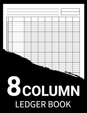 8 Column Ledger Book