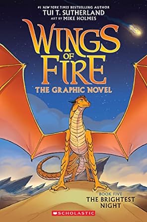wings of fire the brightest night a graphic novel  tui t. sutherland, mike holmes 1338730851, 978-1338730852