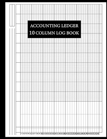accounting ledger 10 column log book 1st edition carrolshiner mogroves b0chkzqjqc