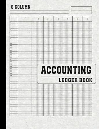 accounting ledger book 6 column 1st edition robinle b0ck3zz2jy