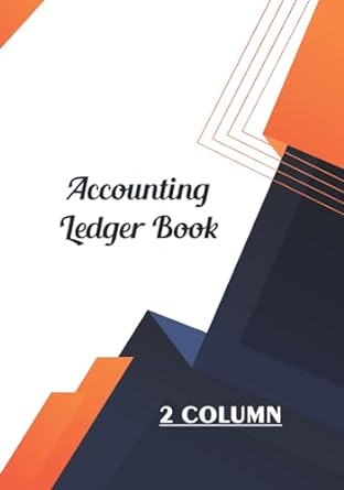 accounting ledger book 2 column 1st edition robert charlie b0cn799bzf
