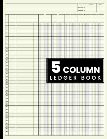 5 column ledger book 1st edition nad column ledgers b0bssmc4vq