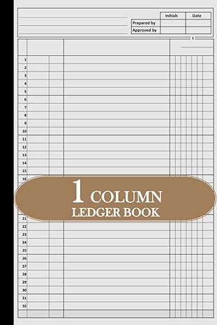 1 column ledger book 1st edition legalease prints b0blr3kvkn