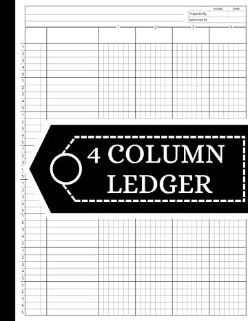 4 column ledger 1st edition jr publication b0c1j3b528