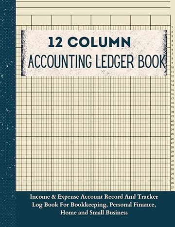 12 column accounting ledger book 1st edition all business b0bk7mf26g