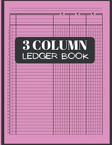 3 column ledger book 1st edition robert daniel b0bb5ckgvp