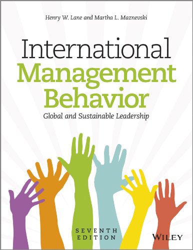 international management behavior global and sustainable leadership 7th edition henry w.lane , martha
