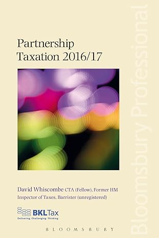 partnership taxation 2017 edition david whiscombe 978-1784513320