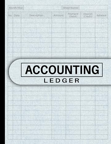 accounting ledger 1st edition ms publishing b0cfzfdw9s