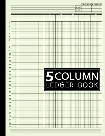 5 column ledger book 1st edition prunella g. adam books publishing b0c9shbqlc