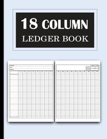 18 column ledger book 1st edition anni ledger press b0byrl2z5s