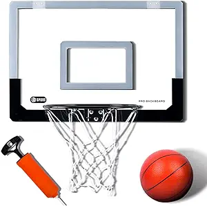 ‎touch fish extra large basketball hoop 23 x 16 pre assembled portable over the door  ‎touch fish